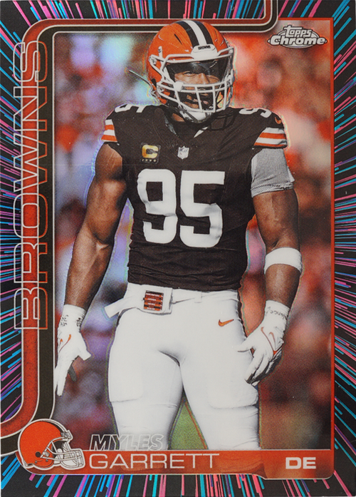Myles Garrett trading card