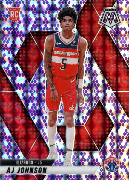 AJ Johnson trading card