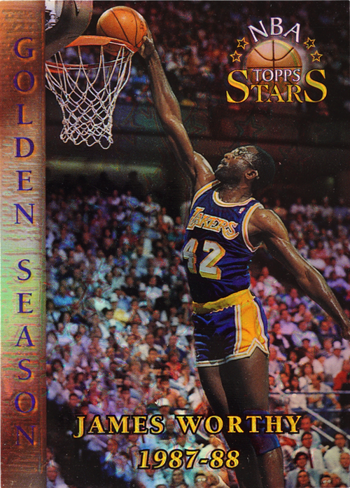 James Worthy trading card