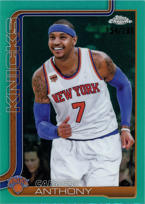 Carmelo Anthony trading card