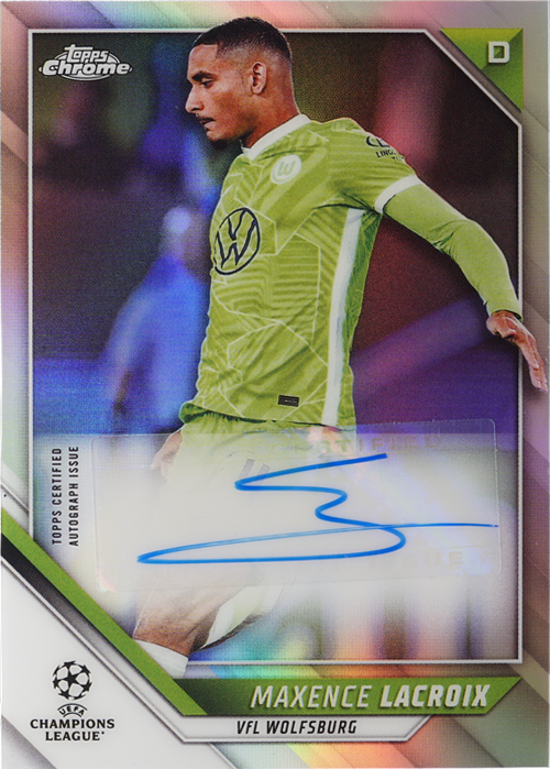Maxence Lacroix trading card