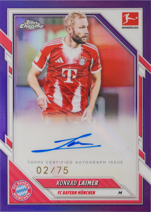 Konrad Laimer trading card