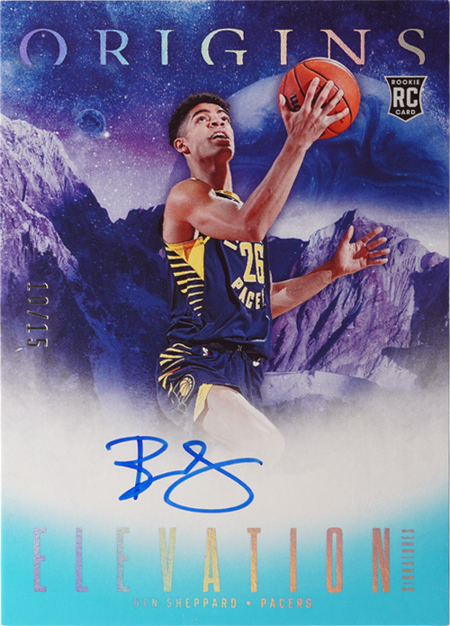 Ben Sheppard trading card