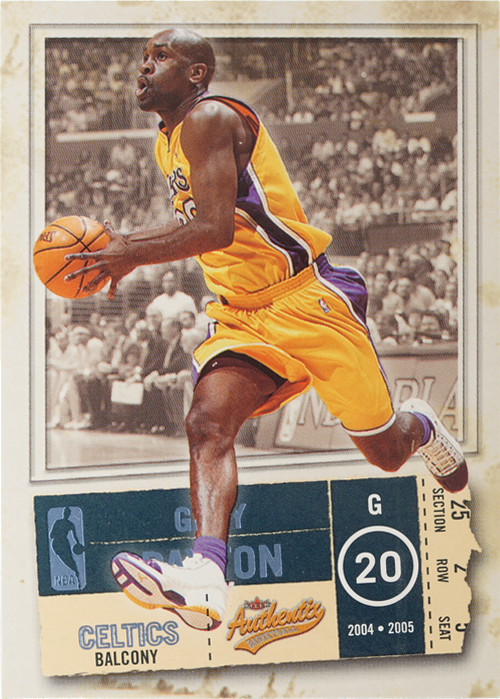 Gary Payton trading card