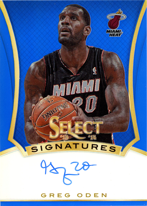 Greg Oden trading card