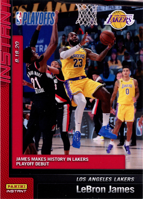 LeBron James trading card