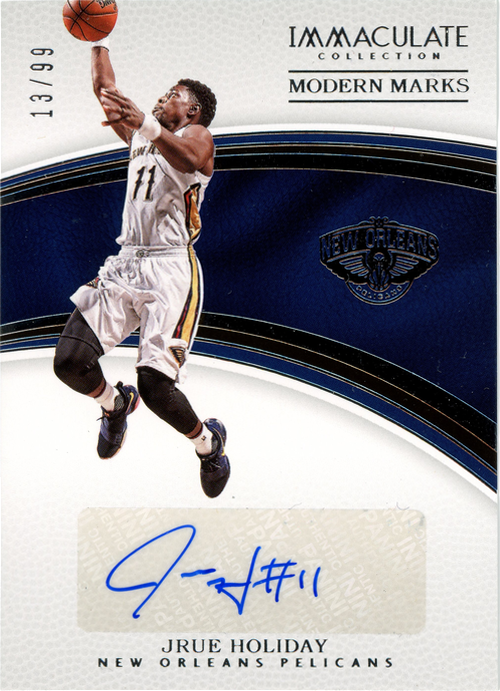 Jrue Holiday trading card