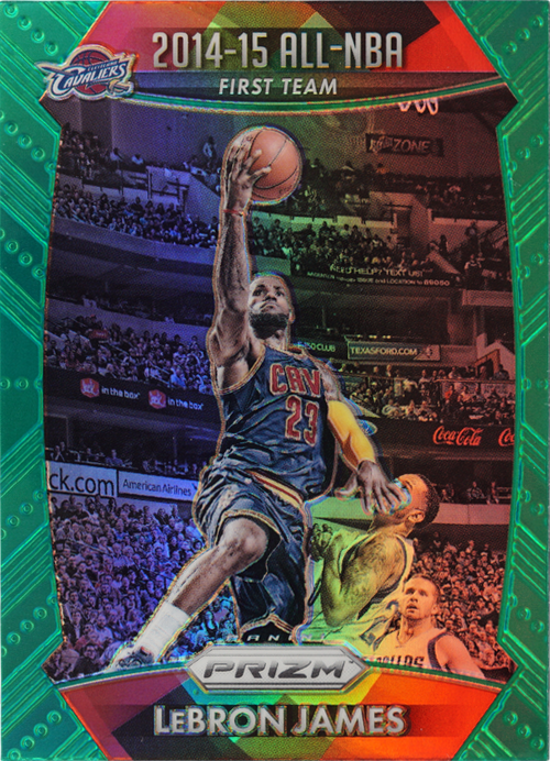LeBron James trading card