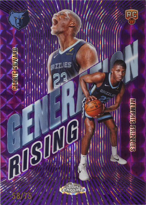 Cedric Coward trading card