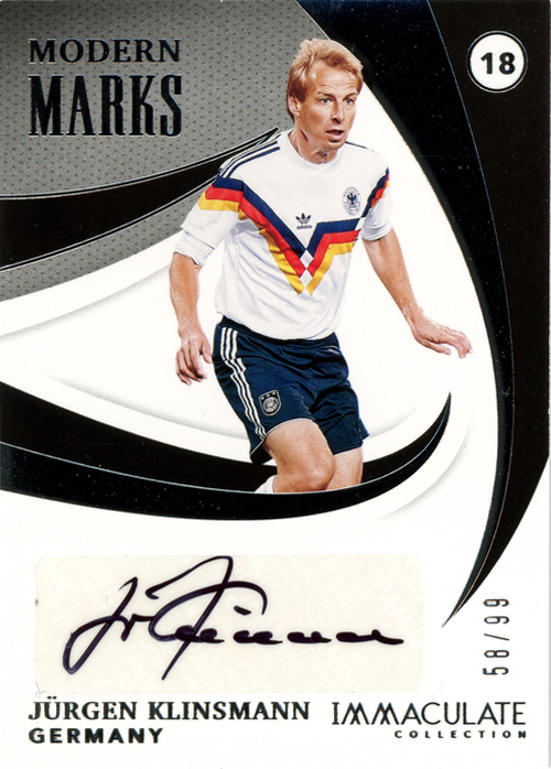 Jurgen Klinsmann trading card