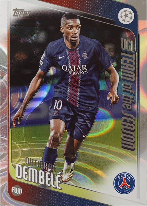 Ousmane Dembélé trading card