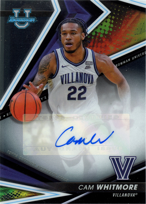 Cam Whitmore trading card
