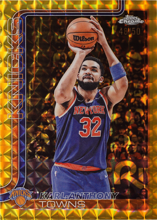 Karl-Anthony Towns trading card