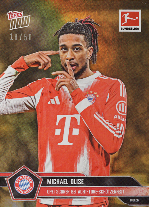 Michael Olise trading card
