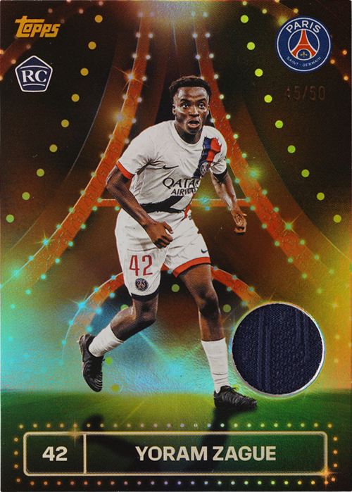 Yoram Zague trading card