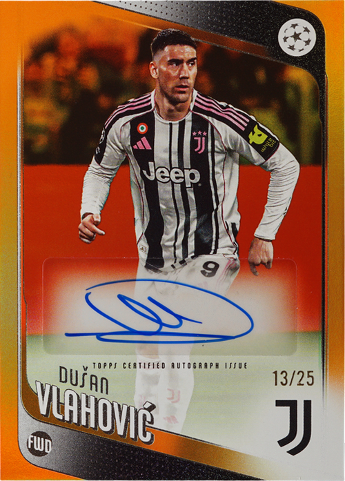 Dušan Vlahović trading card