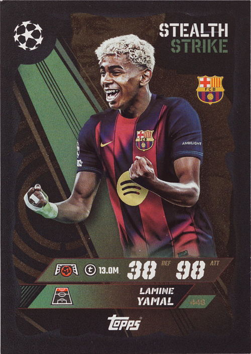 Lamine Yamal trading card