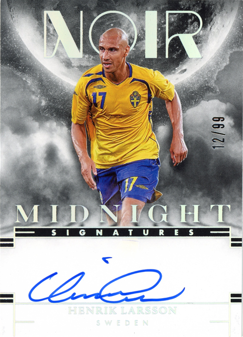 Henrik Larsson trading card