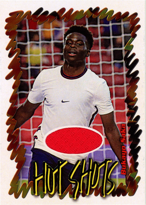 Bukayo Saka trading card