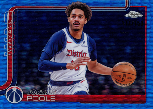 Jordan Poole trading card