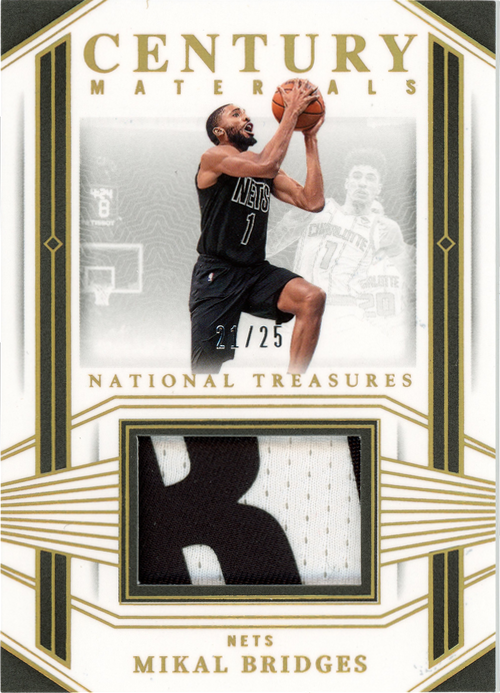 Mikal Bridges trading card