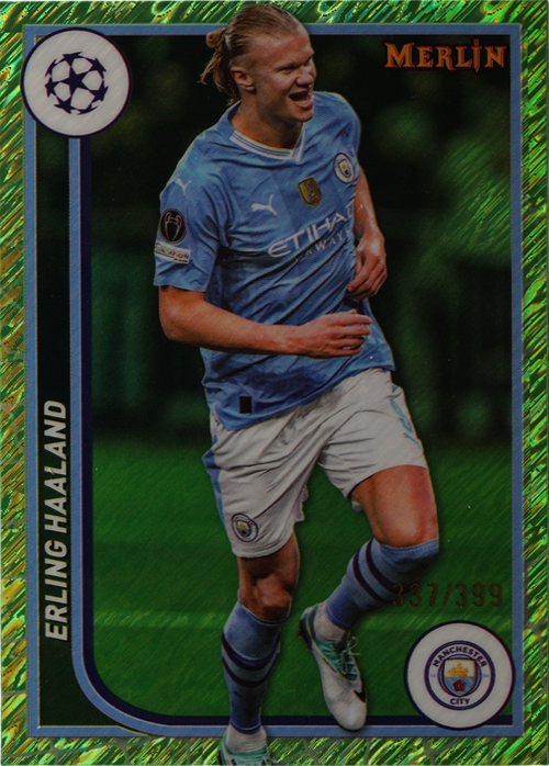 Erling Haaland trading card