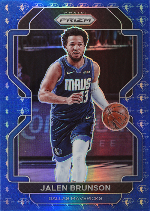 Jalen Brunson trading card