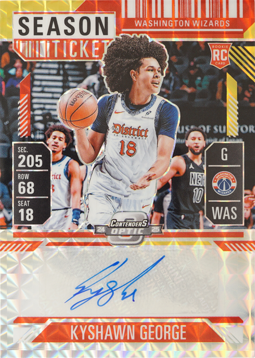Kyshawn George trading card