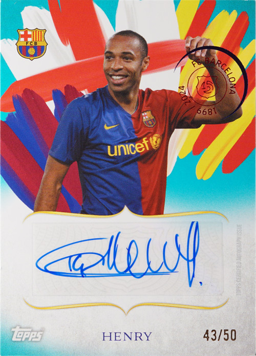 Thierry Henry trading card
