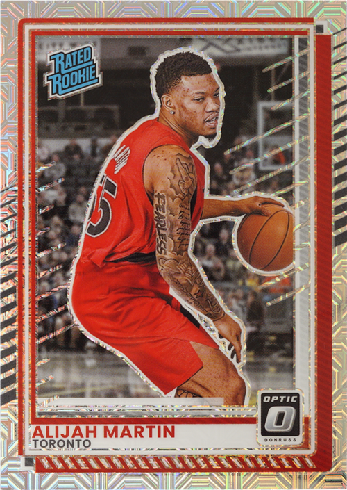 Alijah Martin trading card