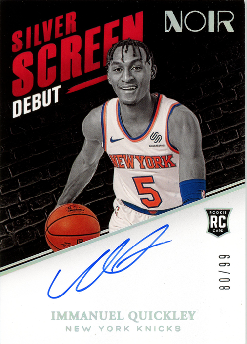 Immanuel Quickley trading card