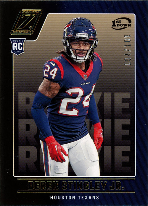 Derek Stingley Jr. trading card