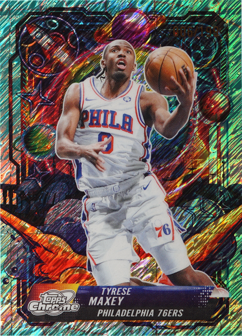 Tyrese Maxey trading card