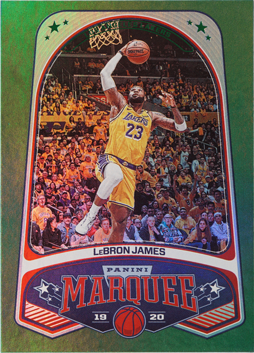 LeBron James trading card
