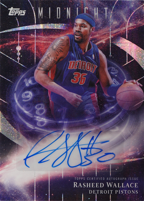 Rasheed Wallace trading card