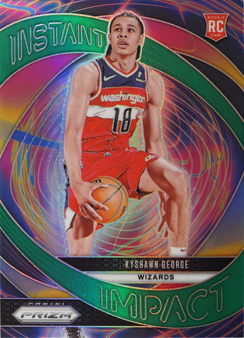 Kyshawn George trading card