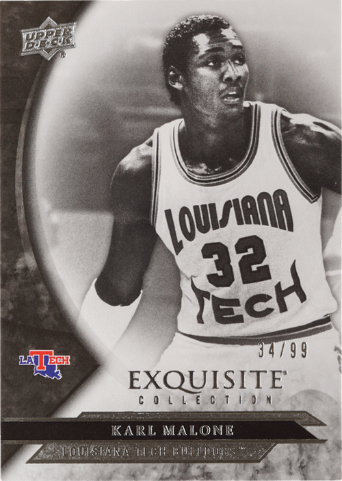 Karl Malone trading card