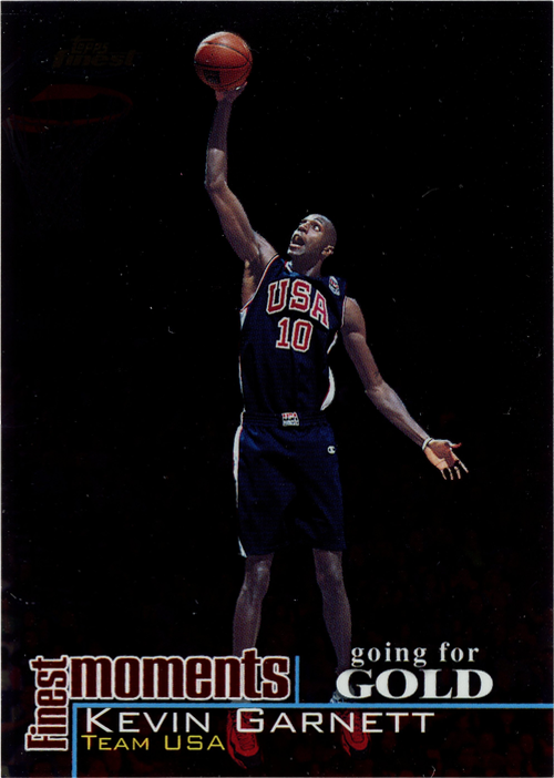 Kevin Garnett trading card