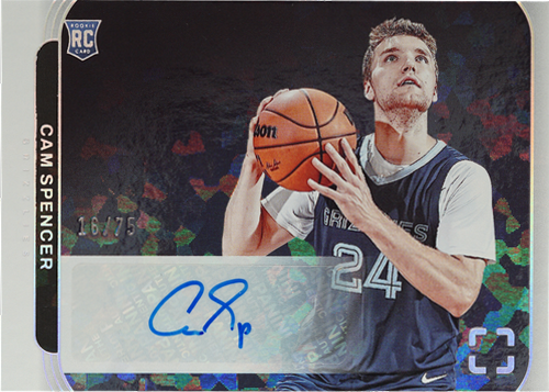 Cam Spencer trading card