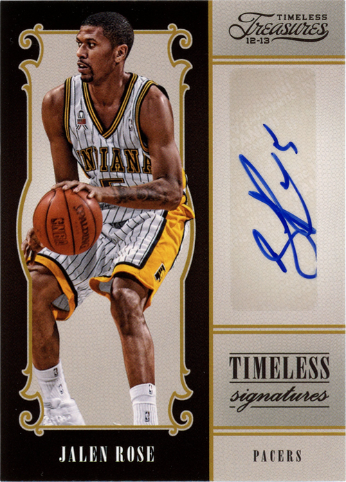 Jalen Rose trading card