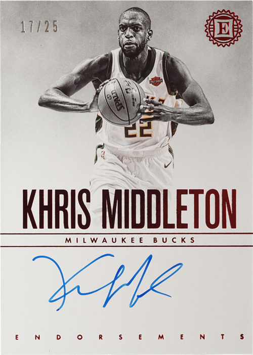 Khris Middleton trading card