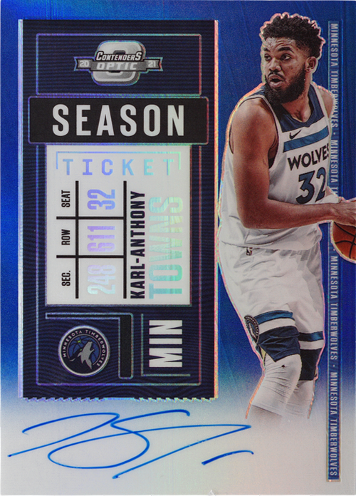 Karl-Anthony Towns trading card