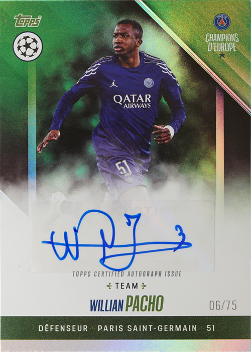 Willian Pacho trading card