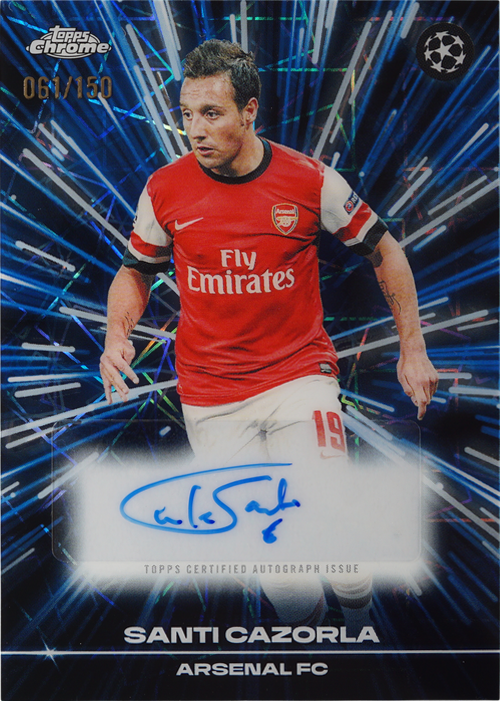 Santi Cazorla trading card