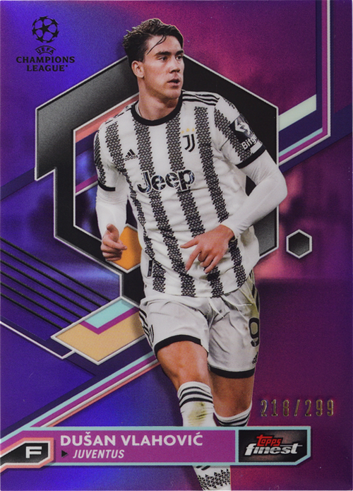 Dušan Vlahović trading card