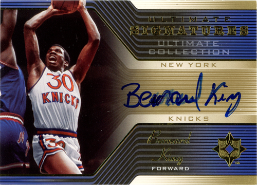 Bernard King trading card