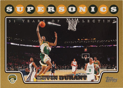 Kevin Durant trading card