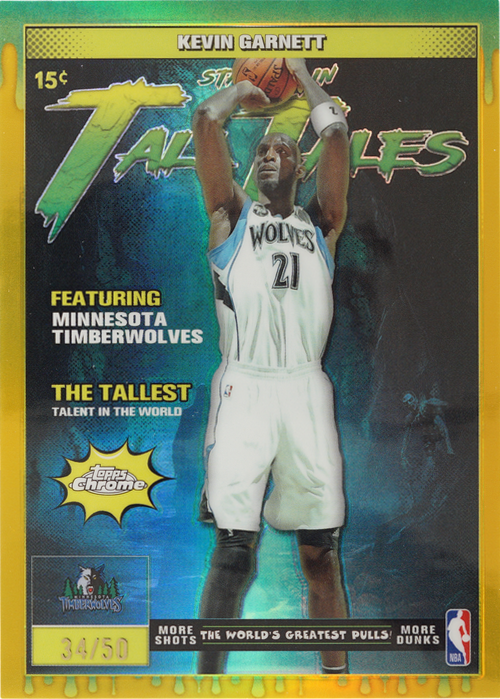 Kevin Garnett trading card