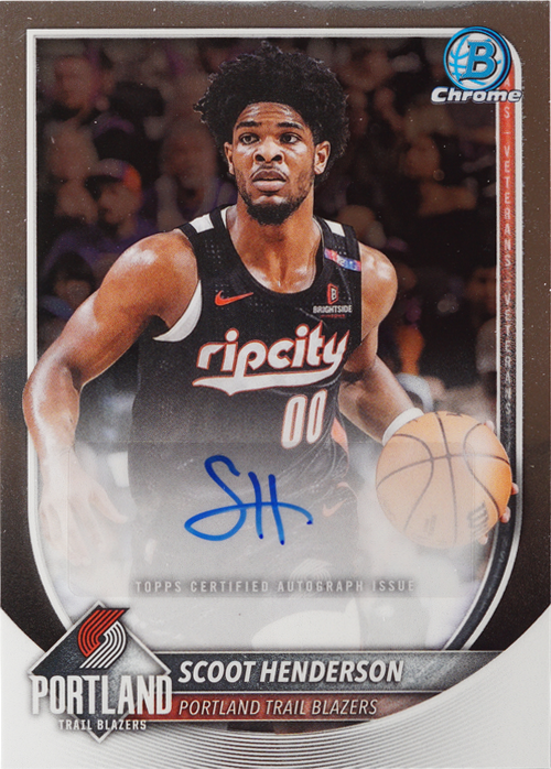 Scoot Henderson trading card