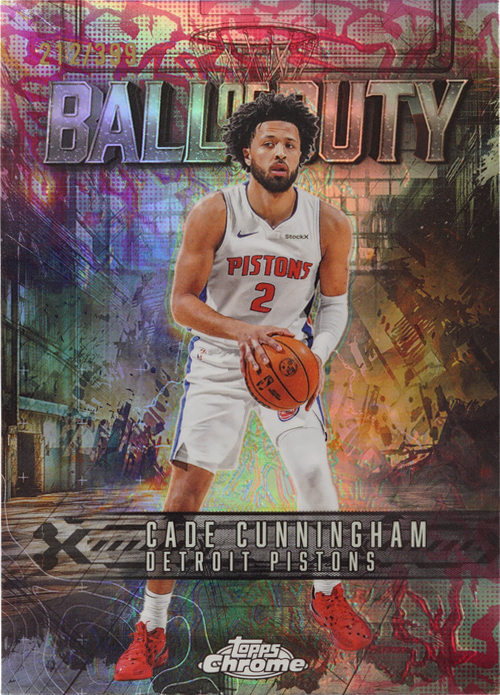Cade Cunningham trading card